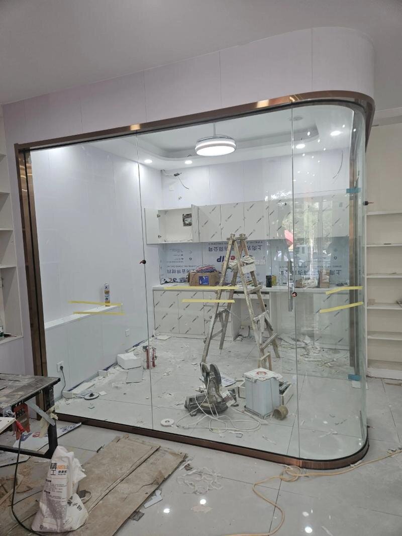 湘潭市夹丝玻璃异形展柜玻璃 - 哪里好
